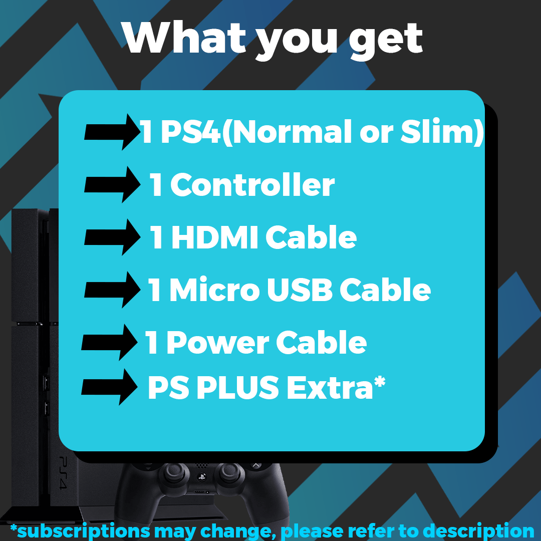 Ps4 Rented PS4 For Rent With 200 Games FREE - ShareStation Rental